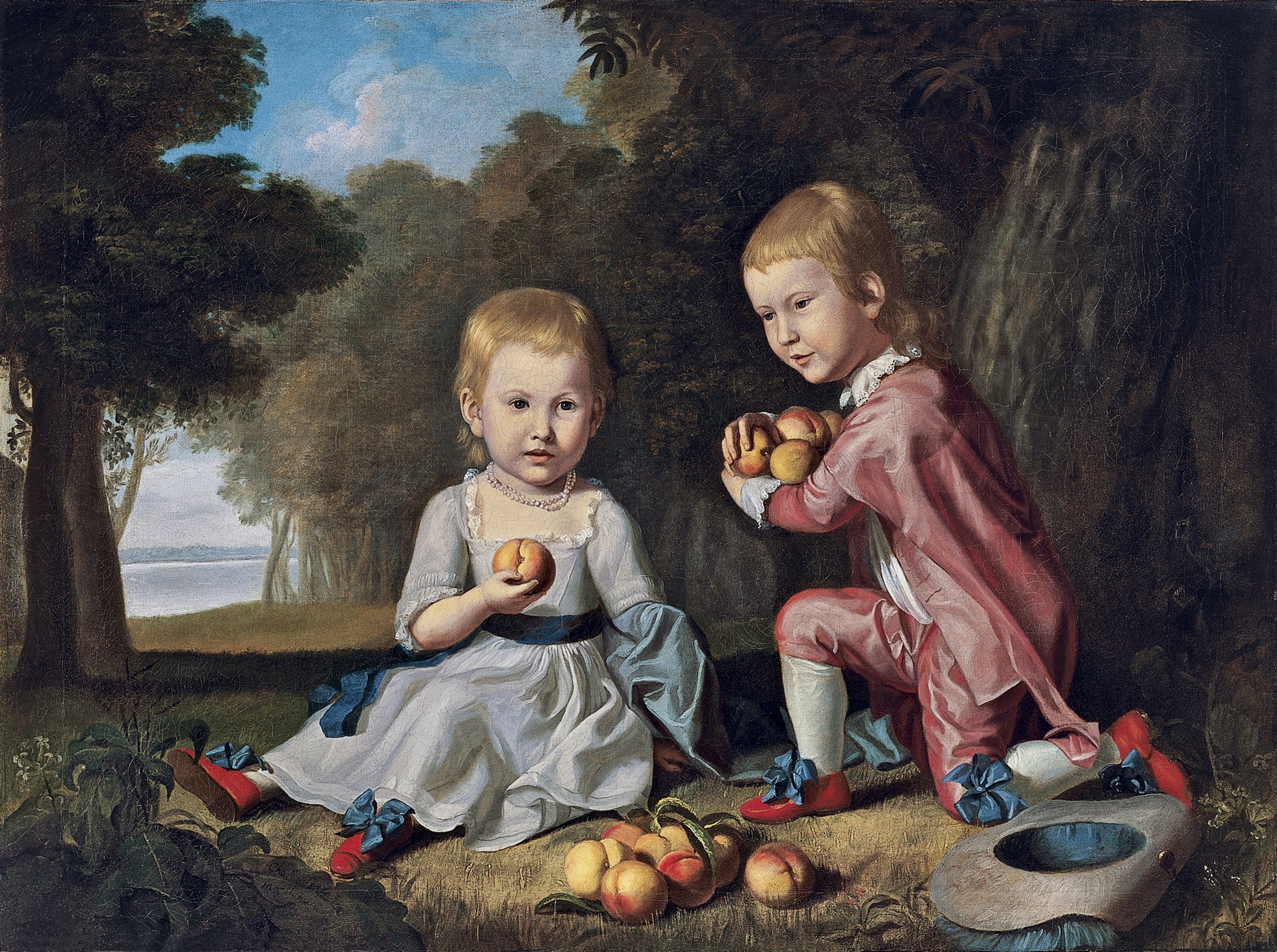 The Stewart Children. Retrato de Isabella y John Stewart, c. 1773-1774