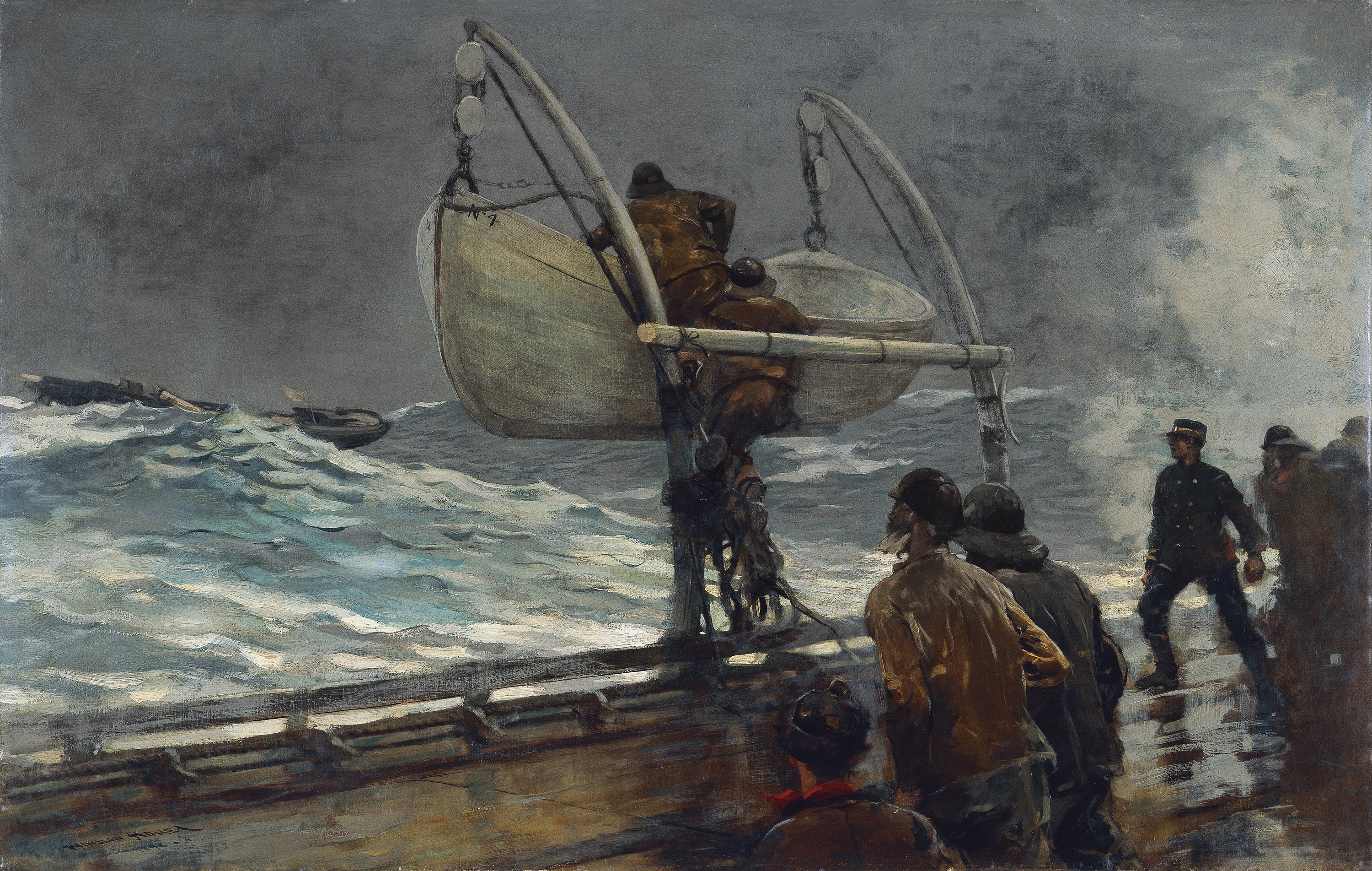 La señal de peligro. Winslow Homer