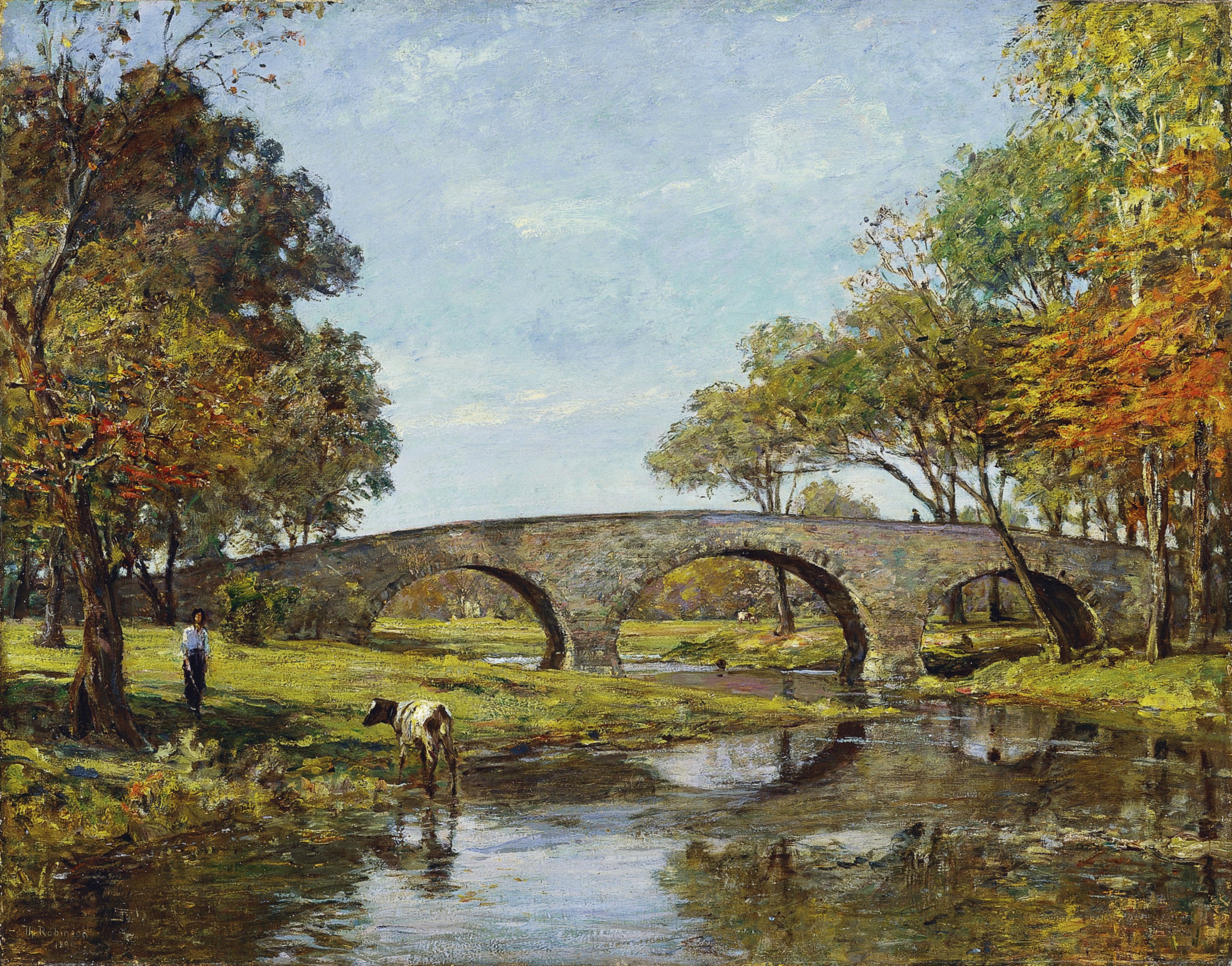 The Old Bridge. El viejo puente, 1890