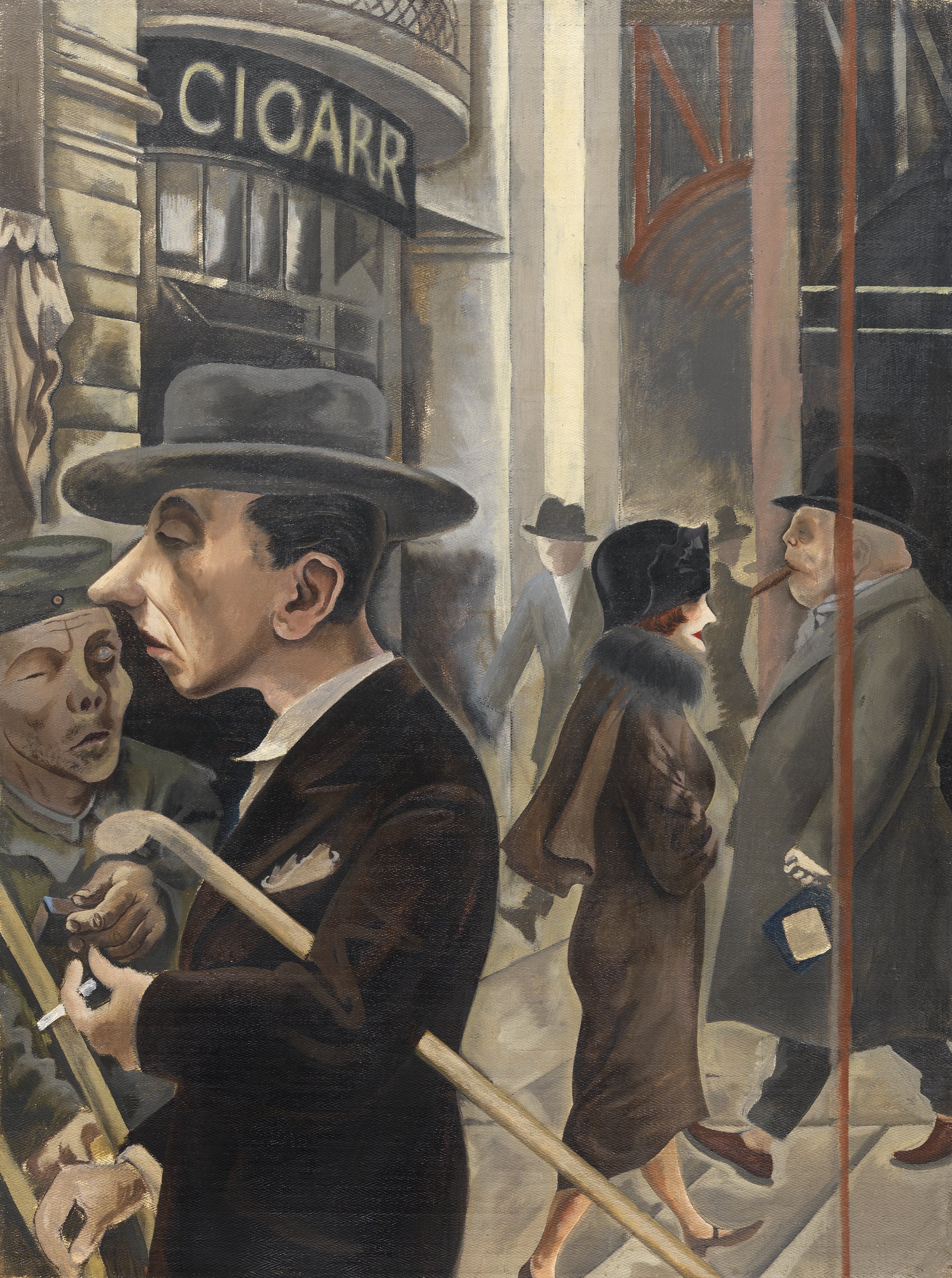 Street Scene (Kurfürstendamm). Escena callejera (Kurfürstendamm), 1925