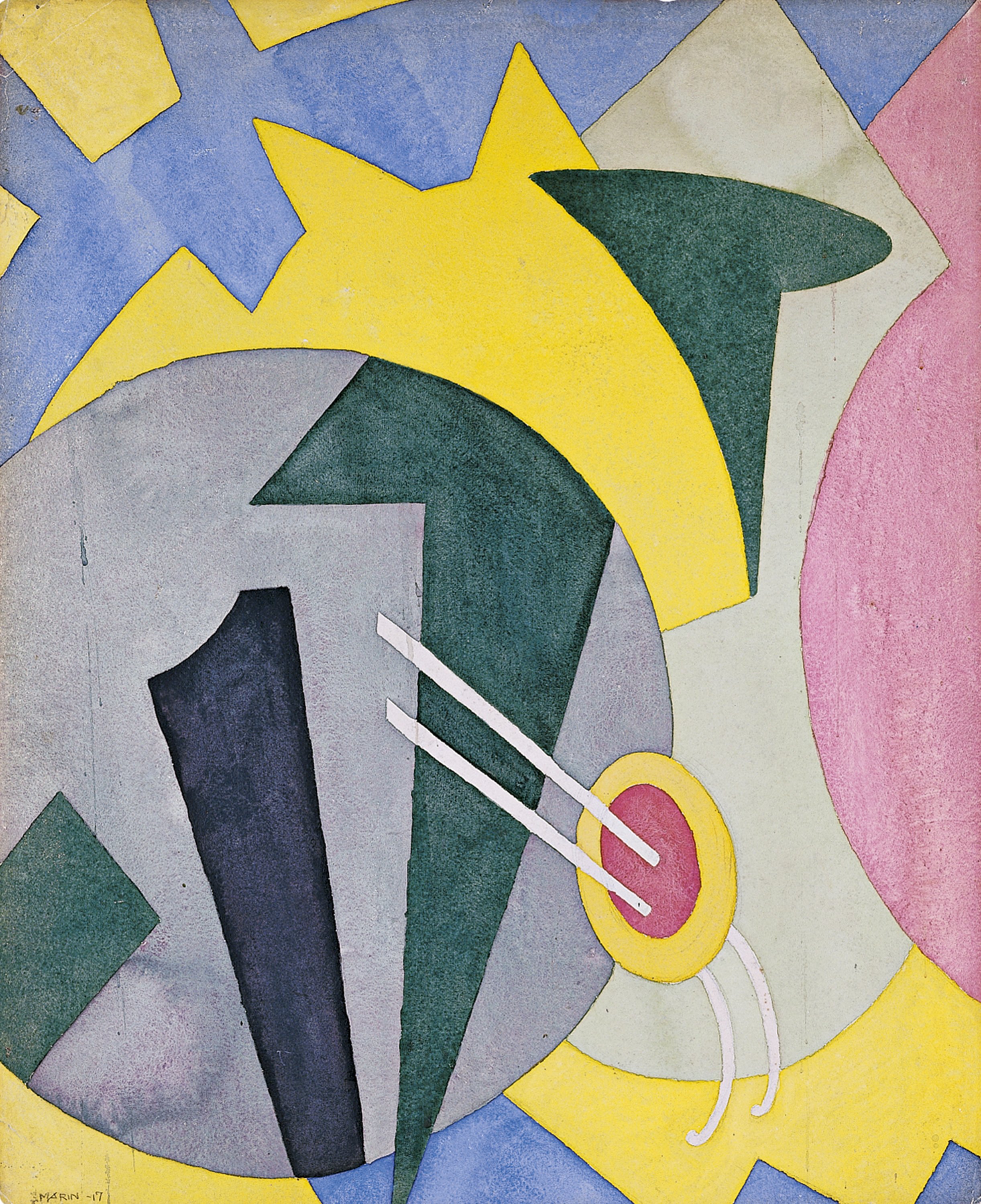 Abstracción. John Marin