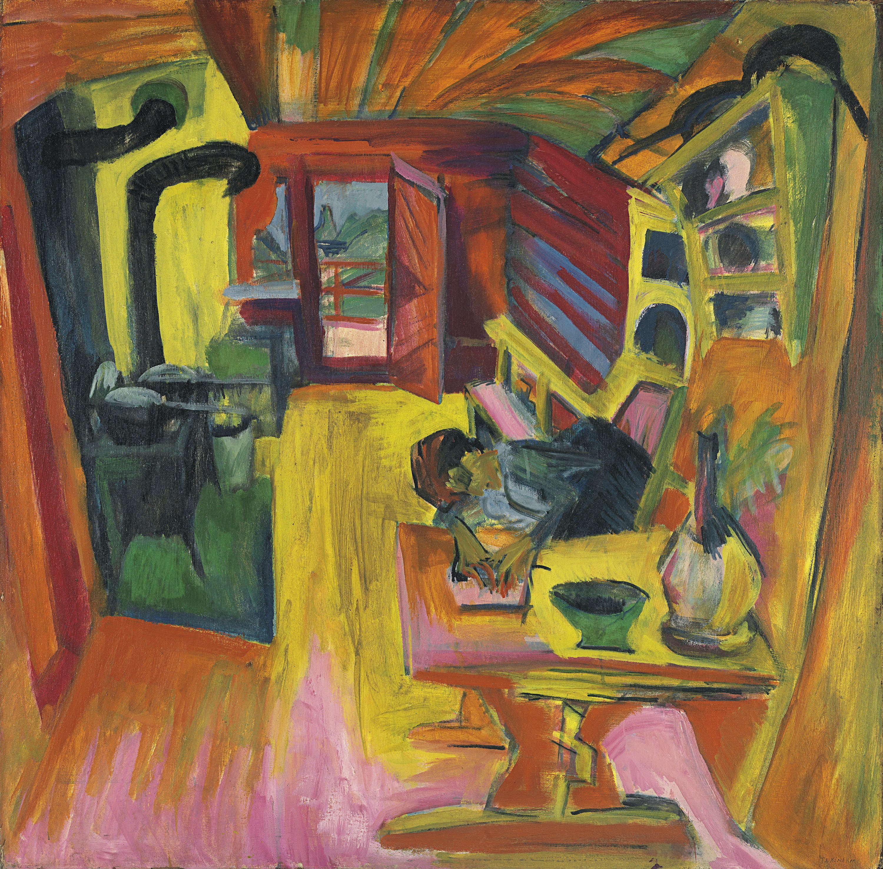 Cocina alpina. Ernst Ludwig Kirchner