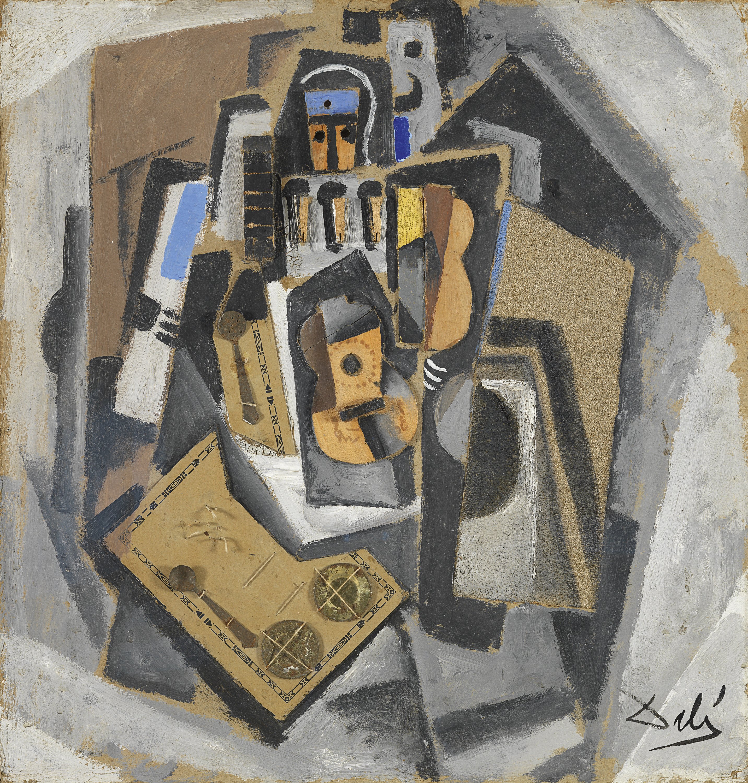 Pierrot with a Guitar. Pierrot con guitarra, c. 1923