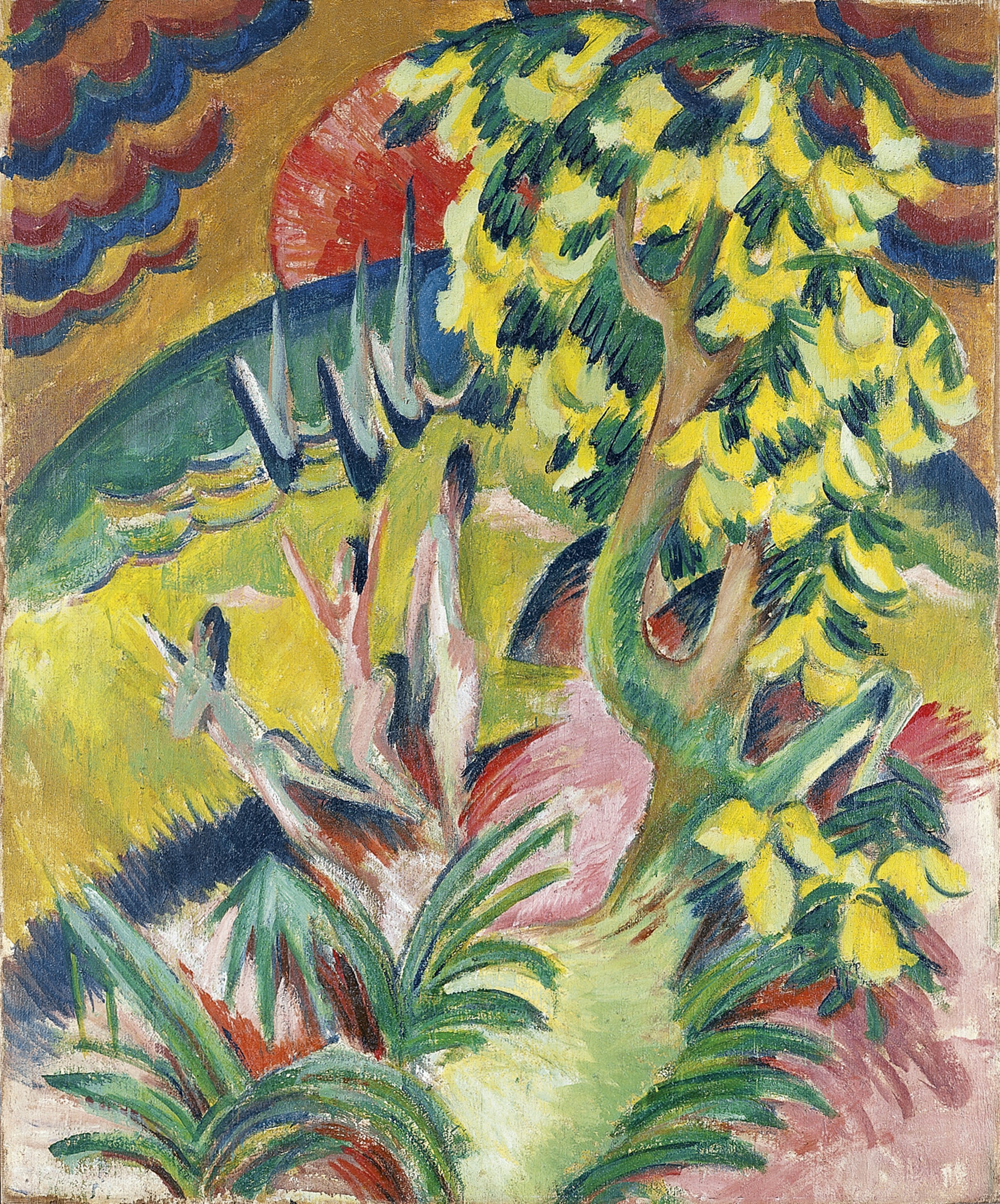 La cala. Ernst Ludwig Kirchner