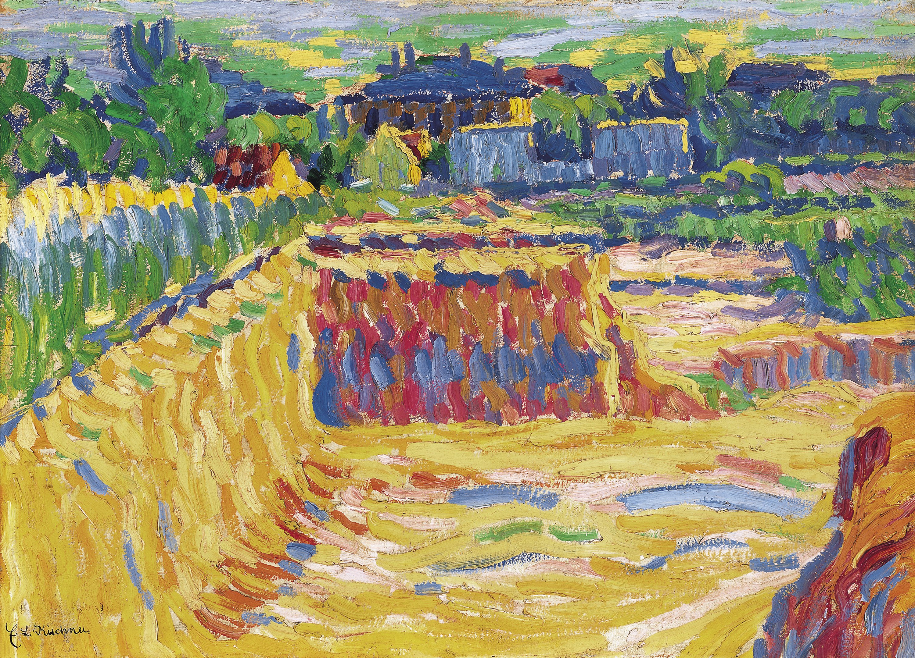 The Loam Pit. Mina de arcilla, c. 1906