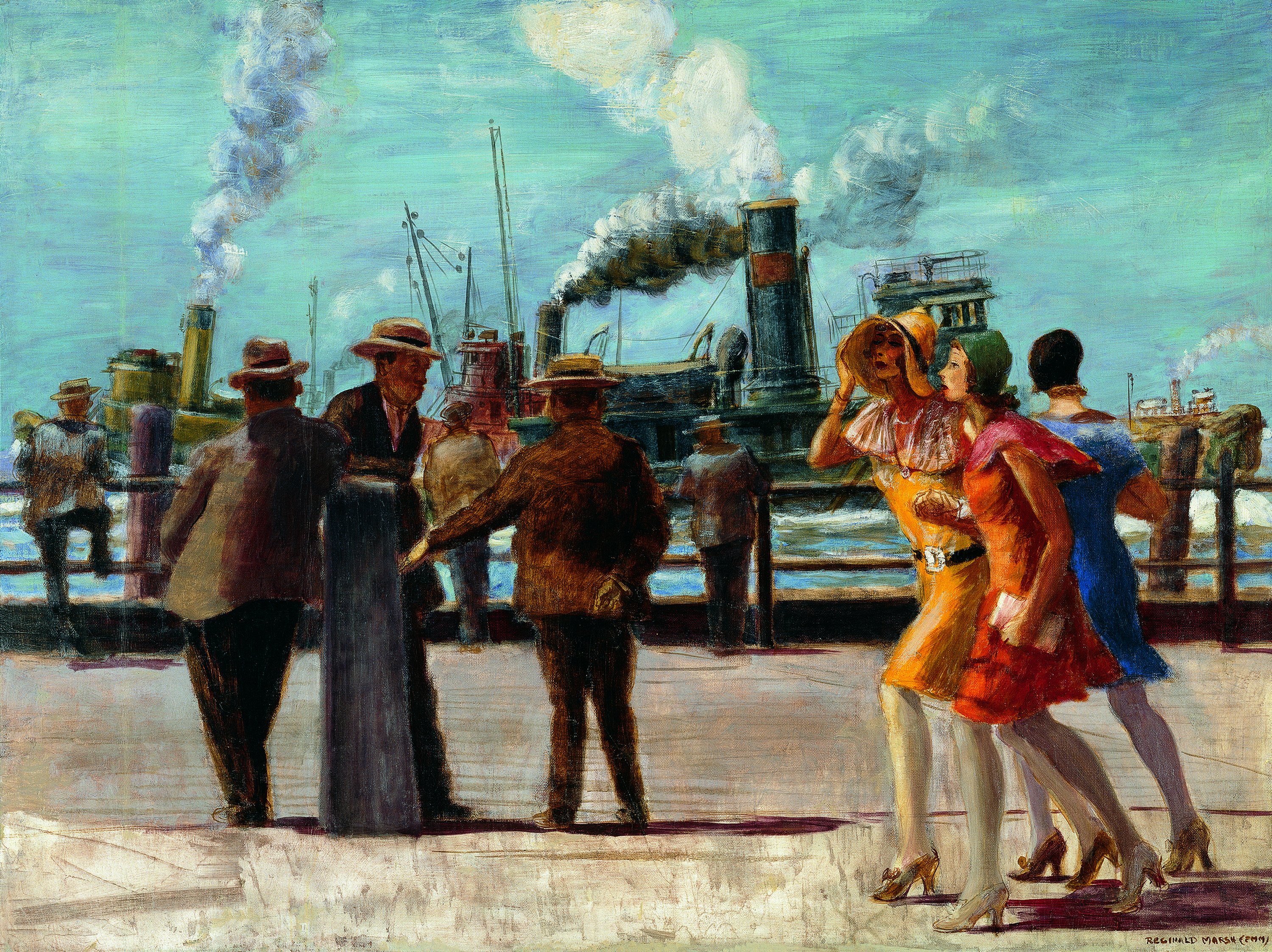 Battery Park. Reginald Marsh