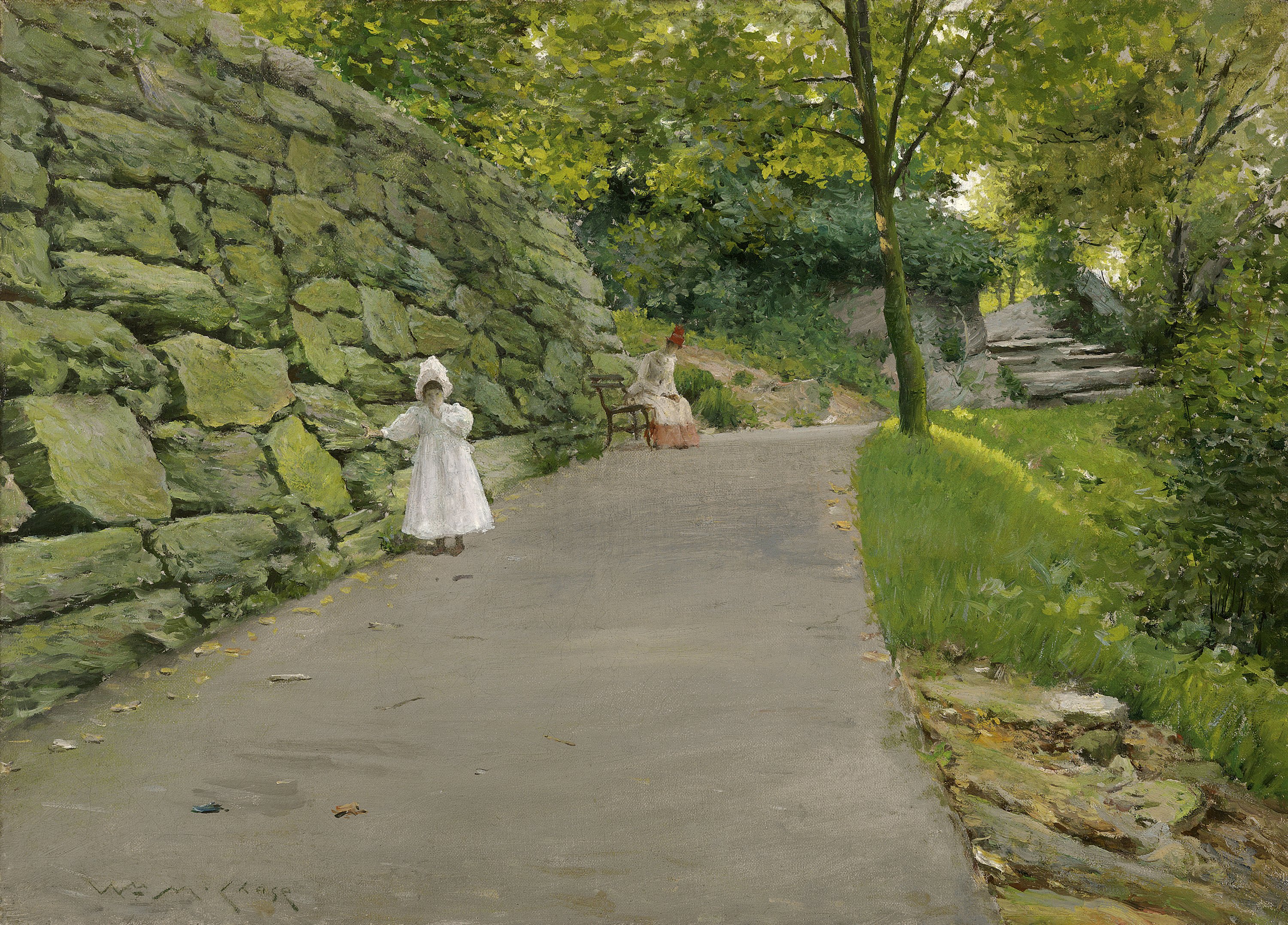 In the Park. A By-path. En el parque (Un camino), c. 1889