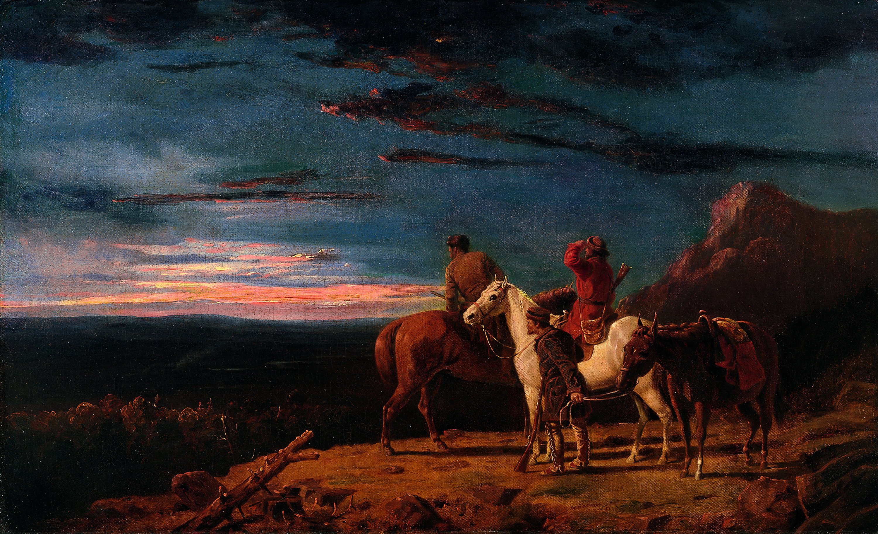 The Scouting Party. El destacamento de exploradores, 1851