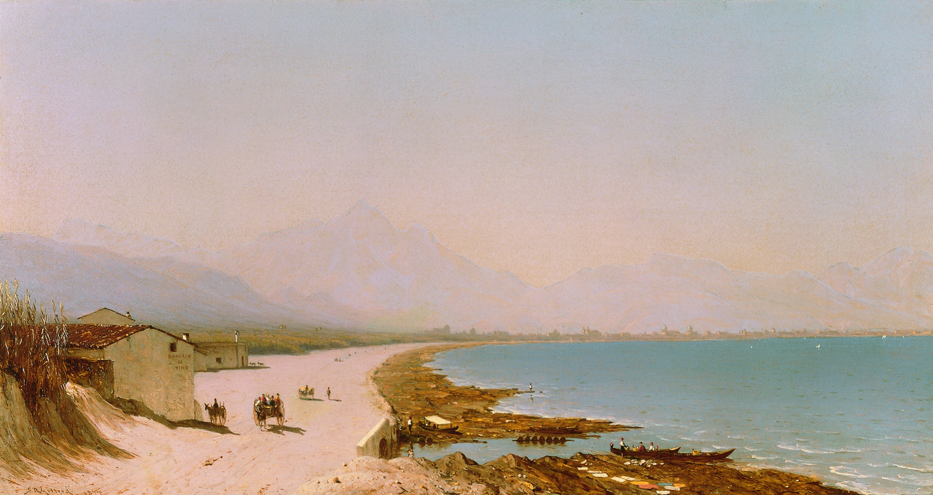 Cerca de Palermo. Sanford Robinson Gifford