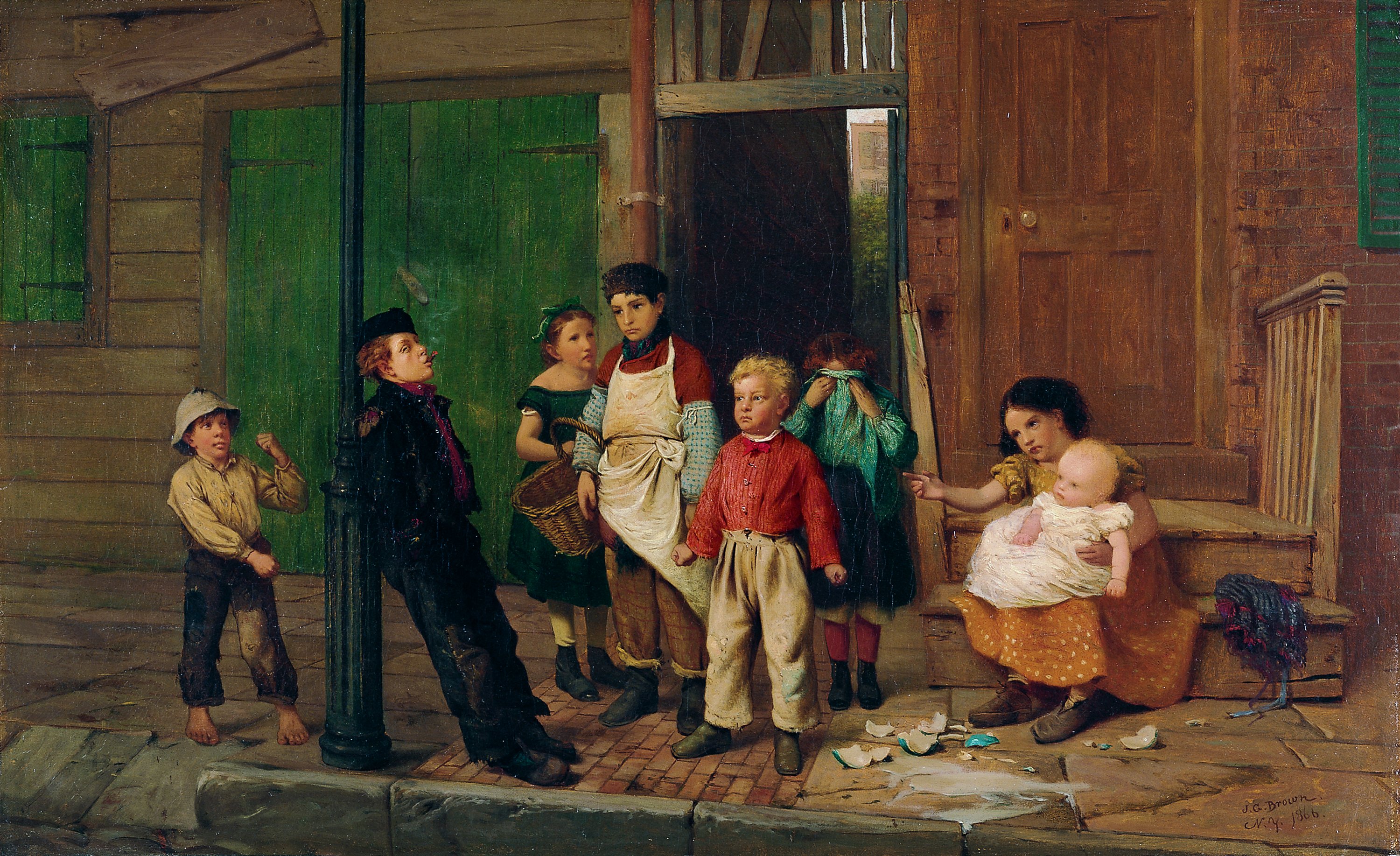 The Bully of the Neighbourhood. El matón del vecindario, 1866