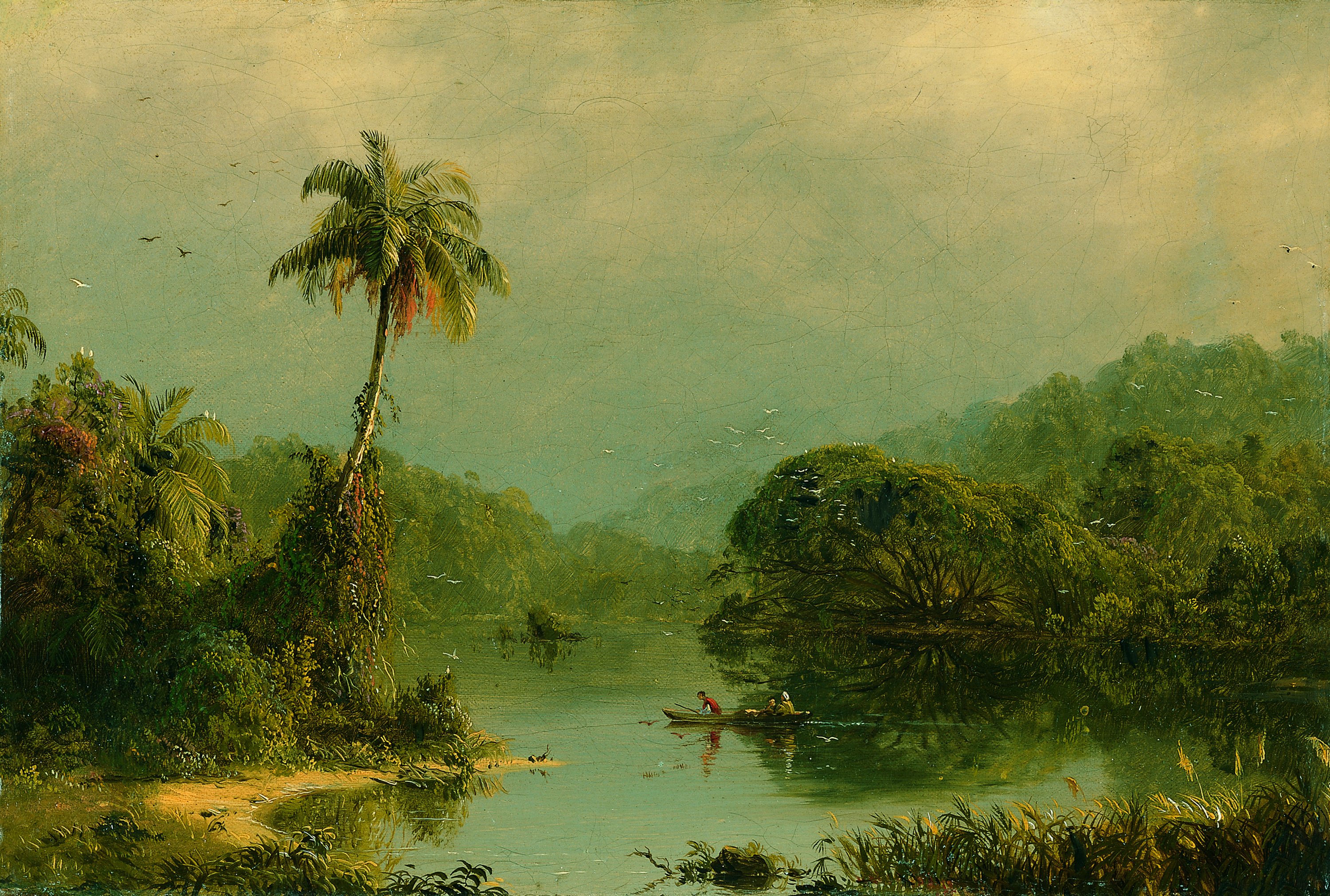 Tropical Landscape. Paisaje tropical, c. 1855
