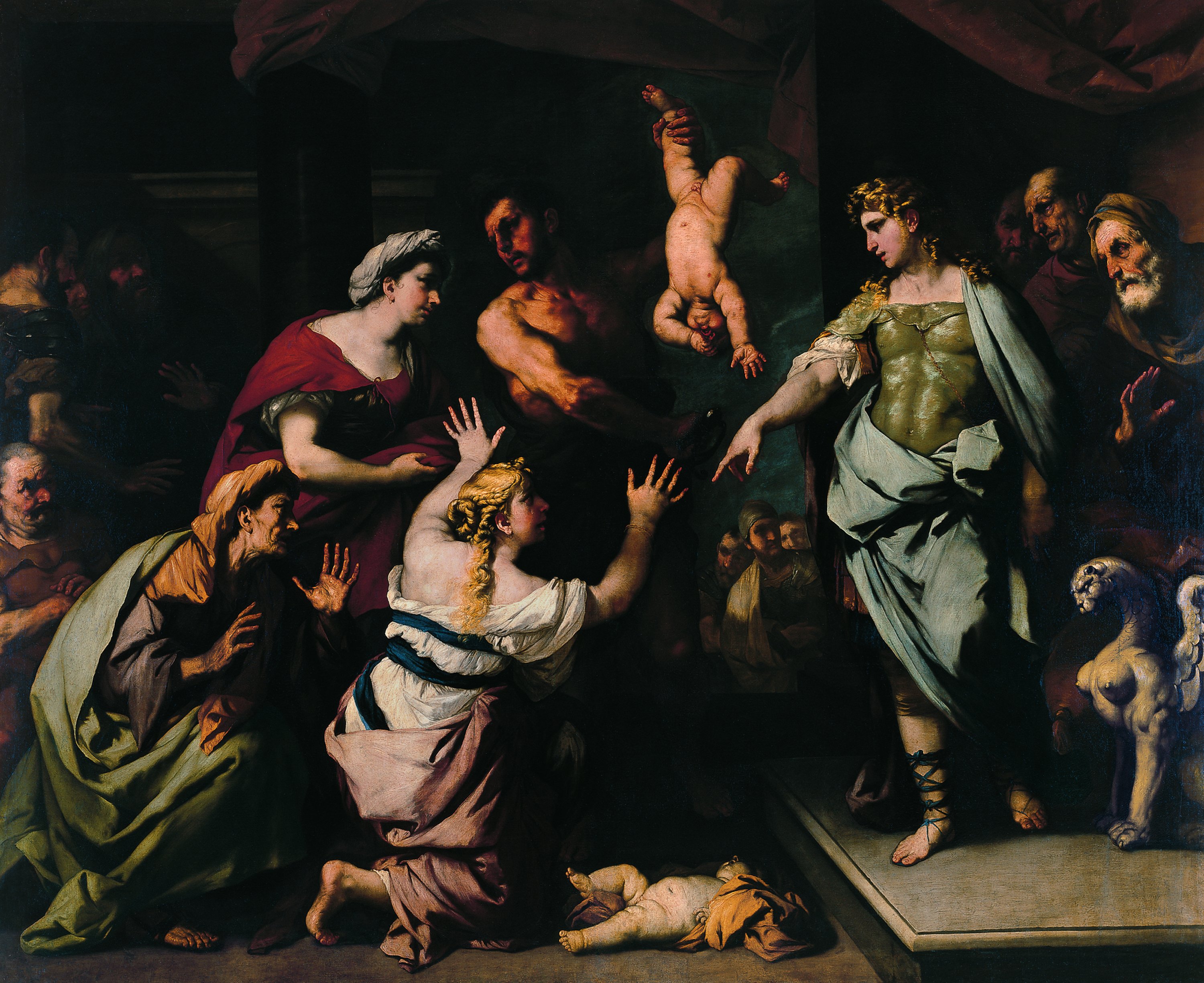 El juicio de Salomón. Luca Giordano