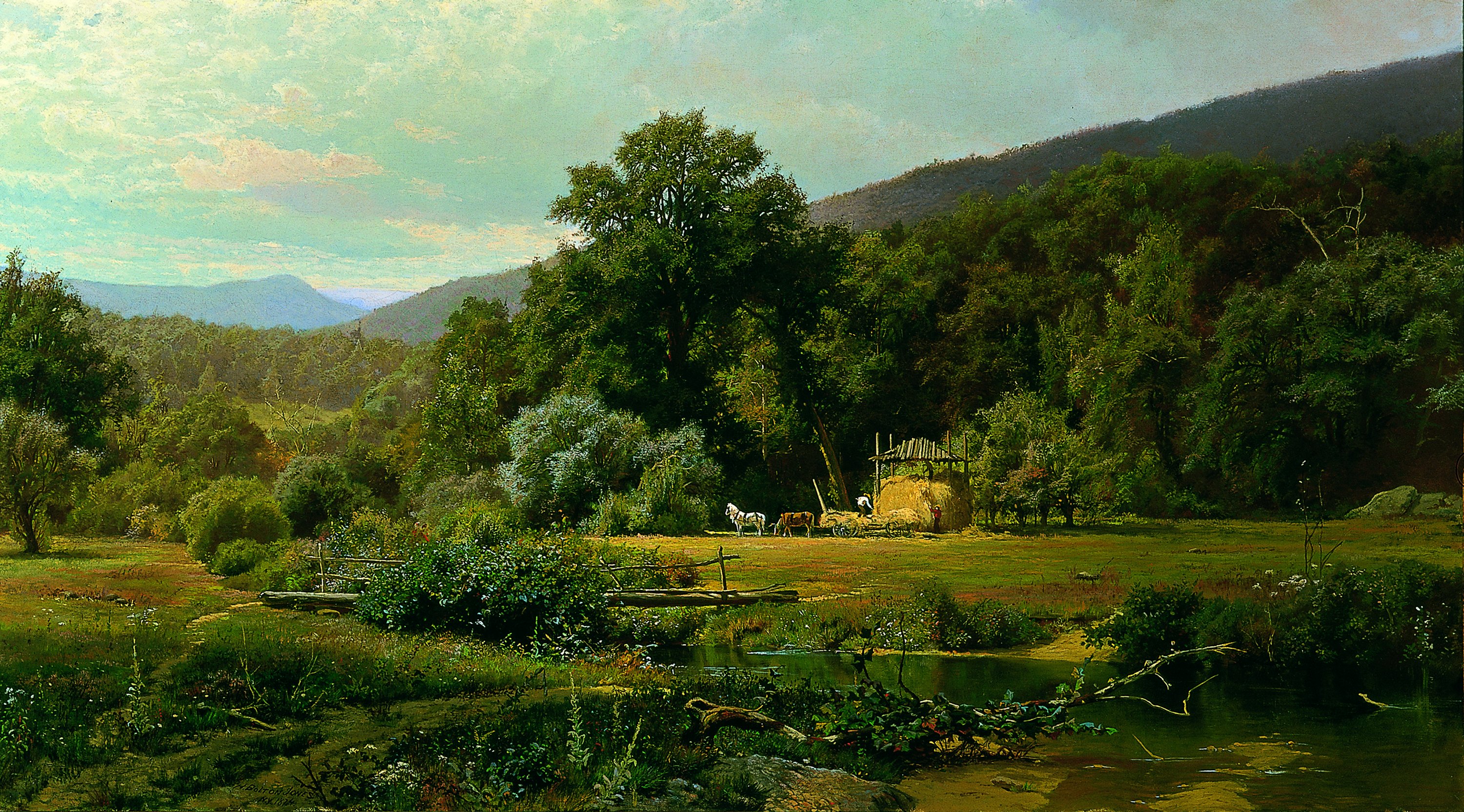 Summer in the Blue Ridge. Verano en el Blue Ridge, 1874