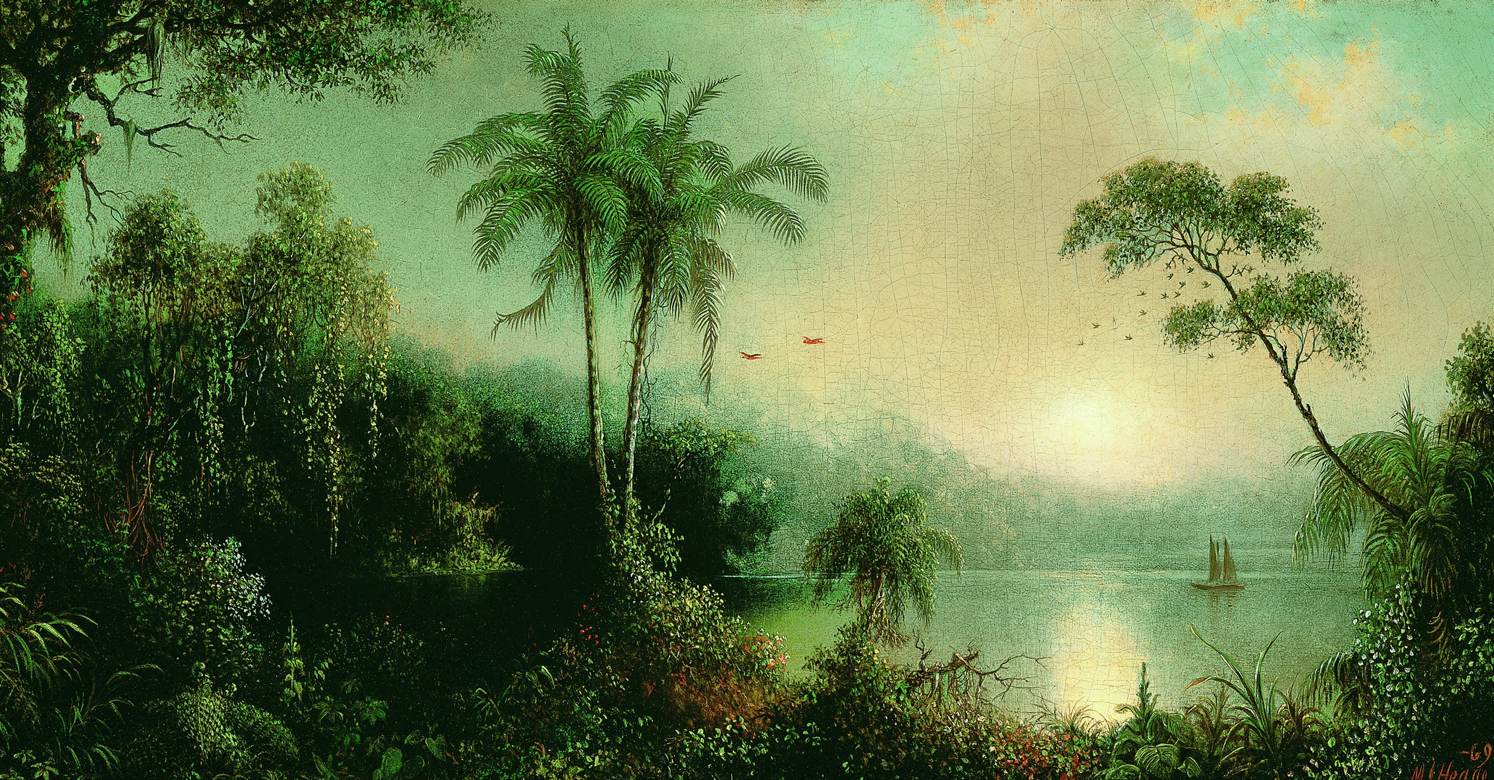 Sunrise in Nicaragua. Amanecer en Nicaragua, 1869