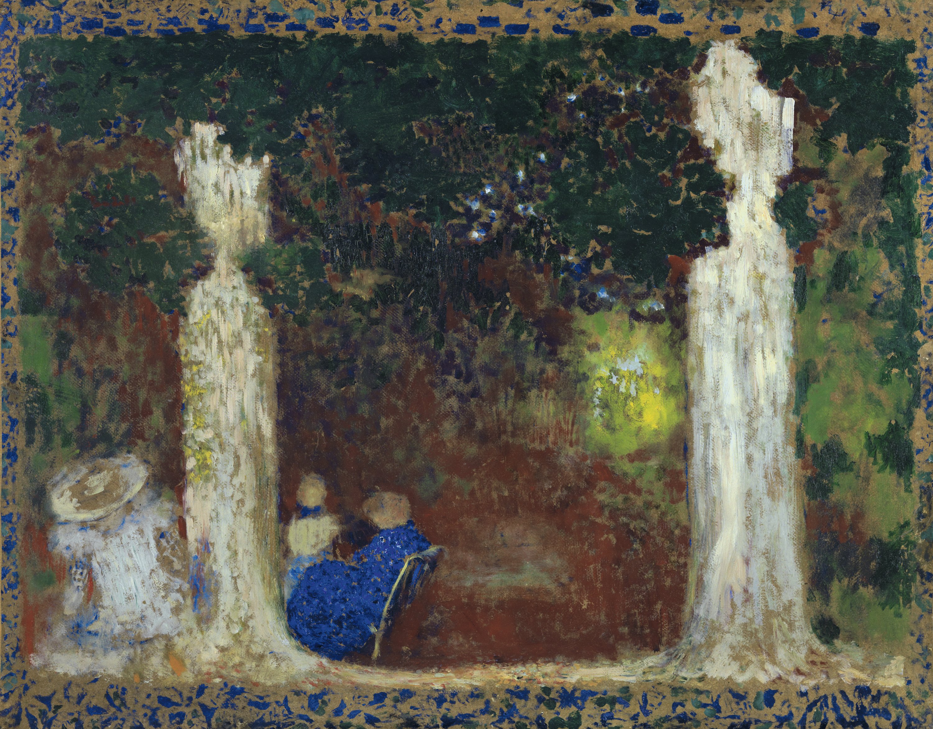 Bajo los árboles. Édouard Vuillard