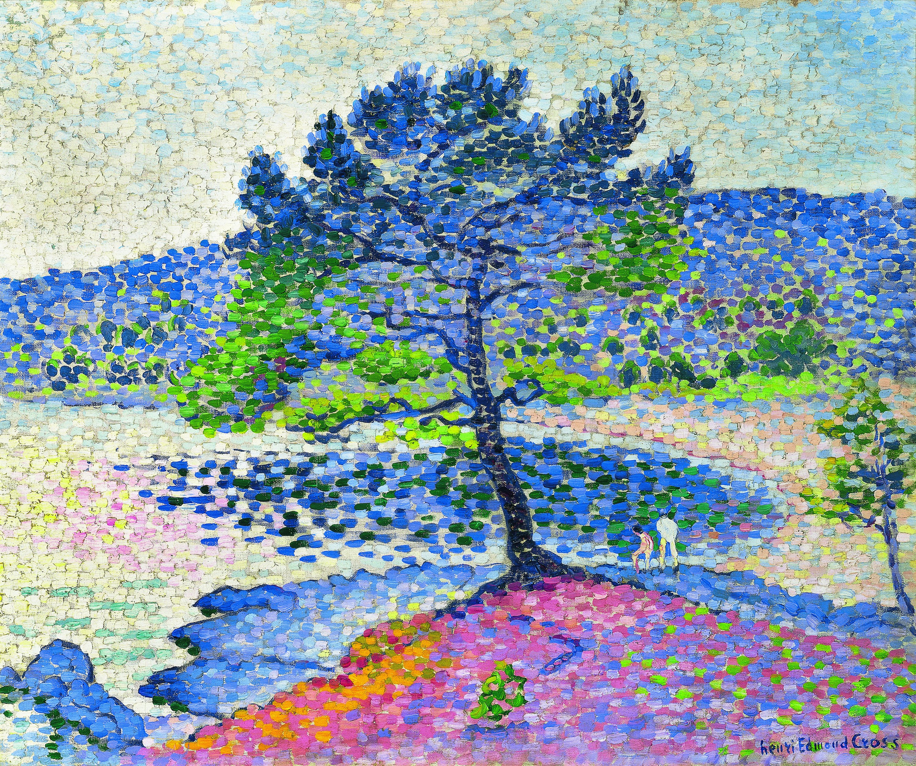 Playa, efecto de tarde. Henri-Edmond Cross