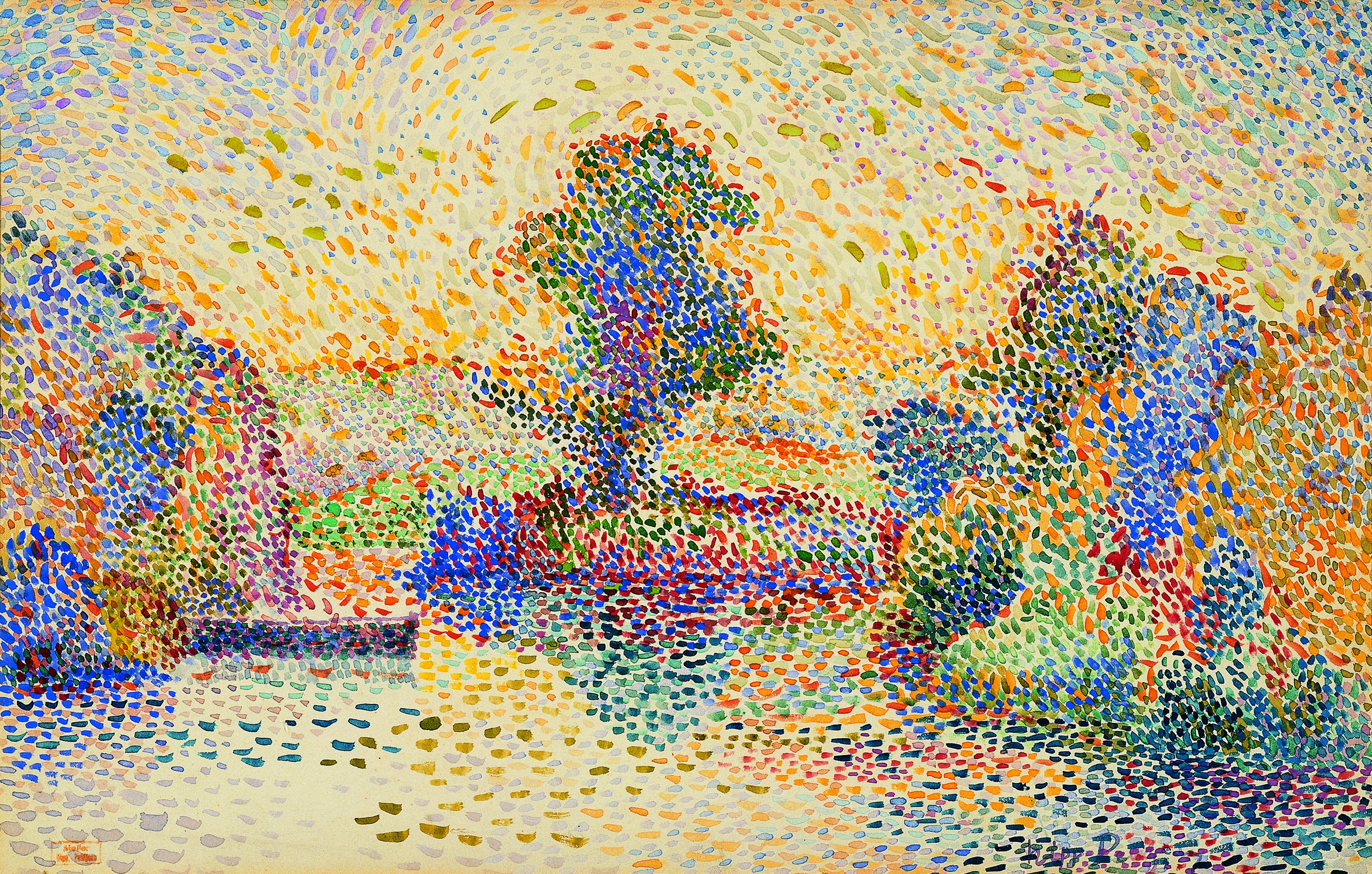 Boat on a Pond. Barca en un estanque, c. 1912-1929