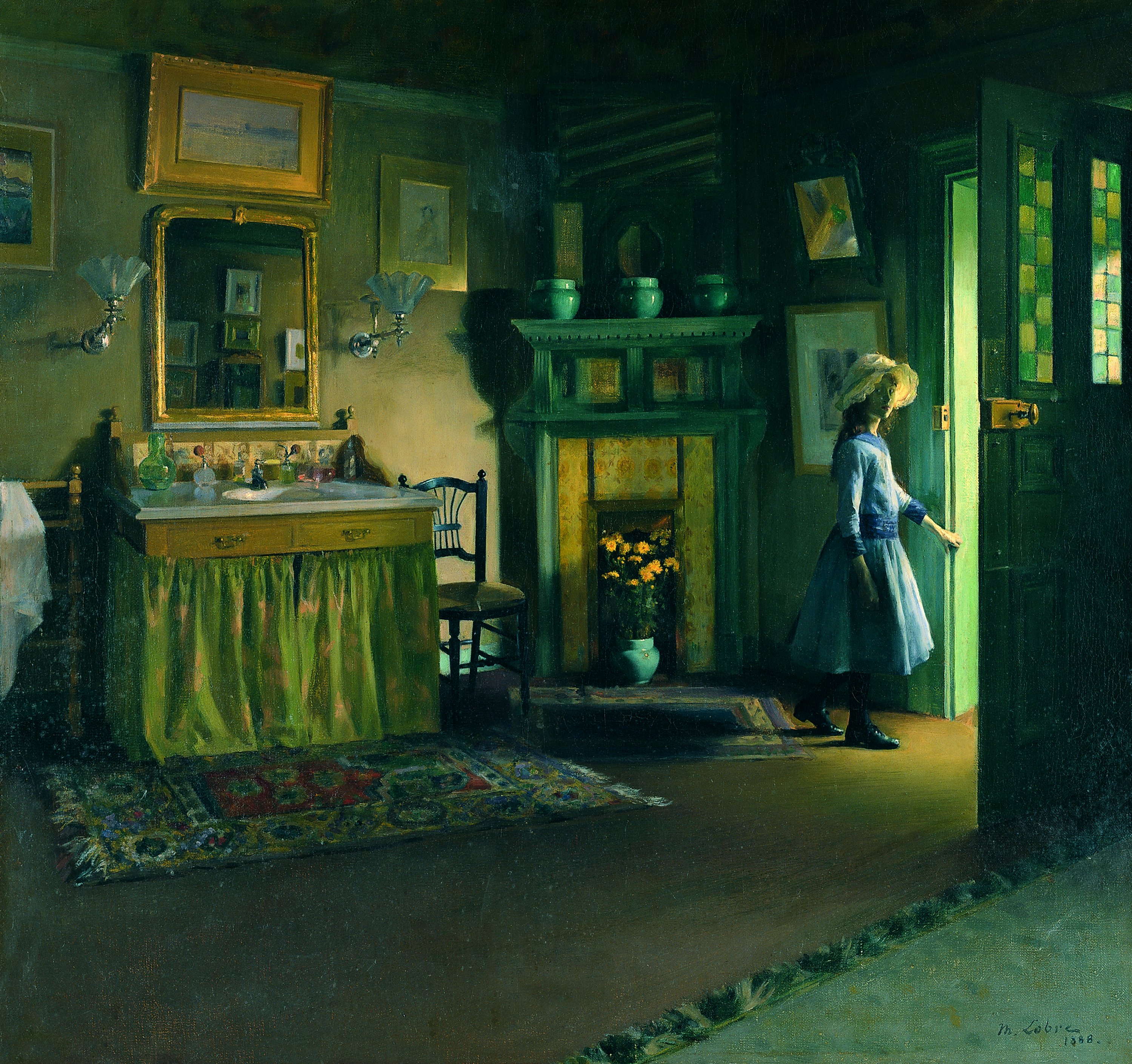 The Bathroom of Jacques-Émile Blanche. Tocador de Jacques-Émile Blanche, 1888