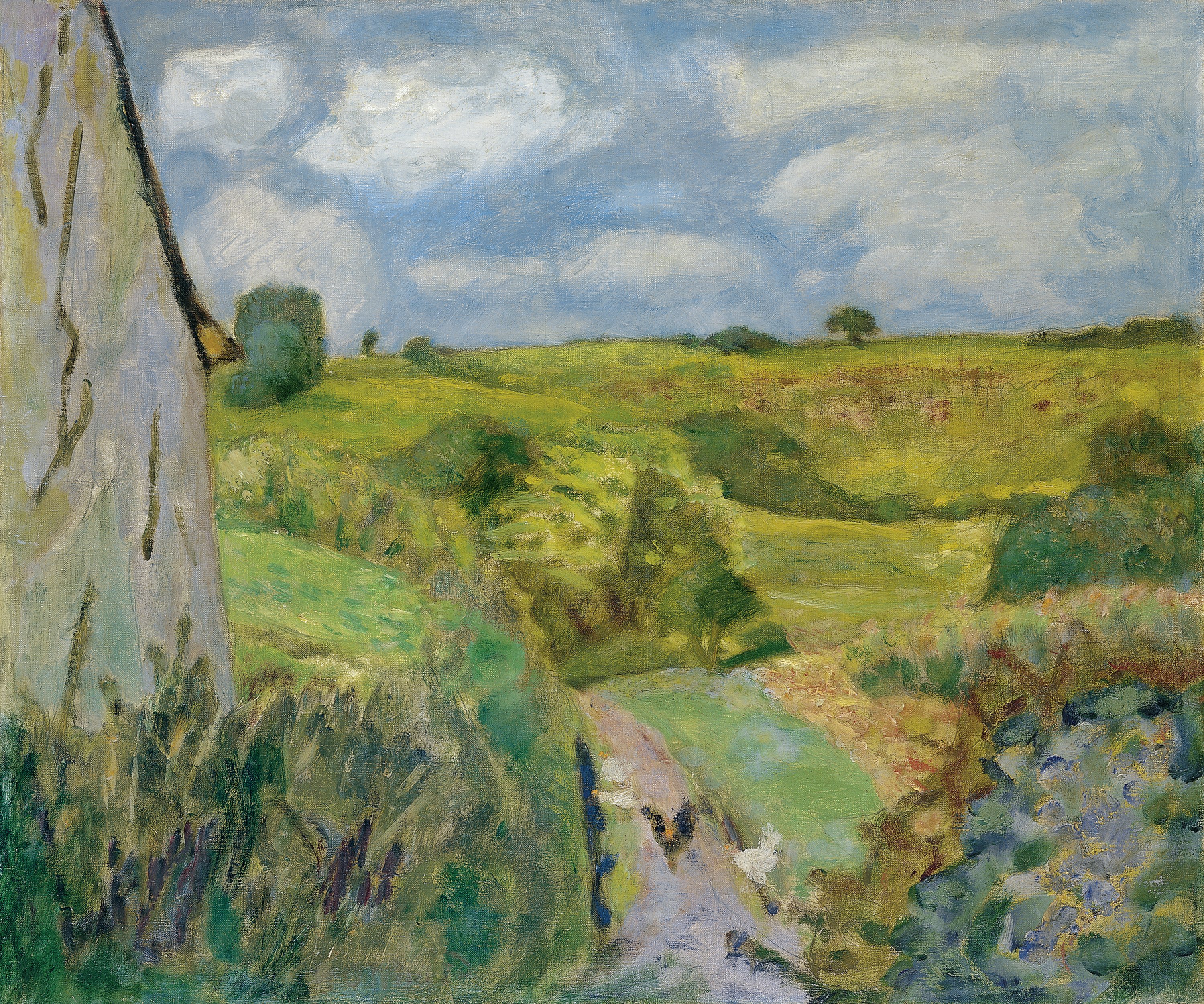 El camino encajonado. Pierre Bonnard