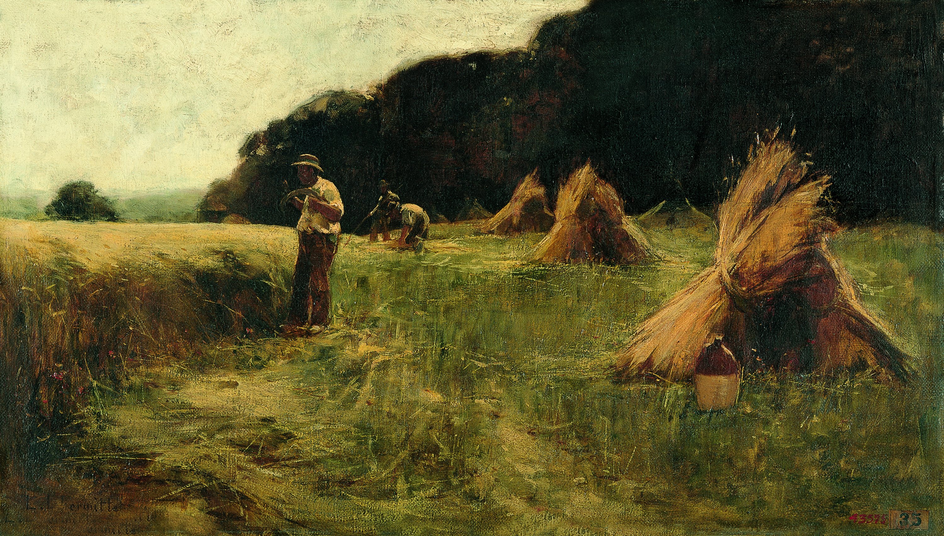 The Harvesters. Los segadores, c. 1870-1880