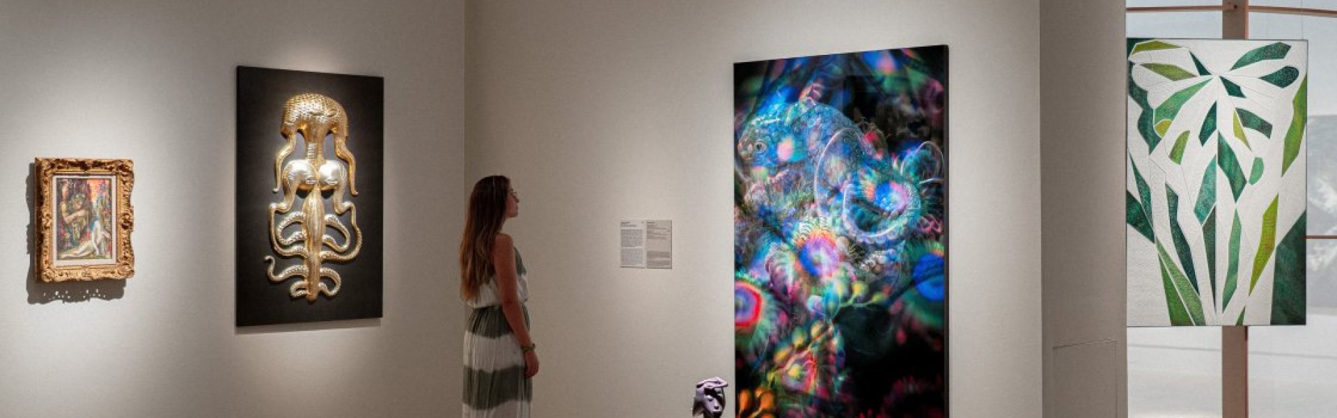 © Manu Serrano. Exhibition rooms. Terraphilia. Beyond the Human in the Thyssen-Bornemisza Collections