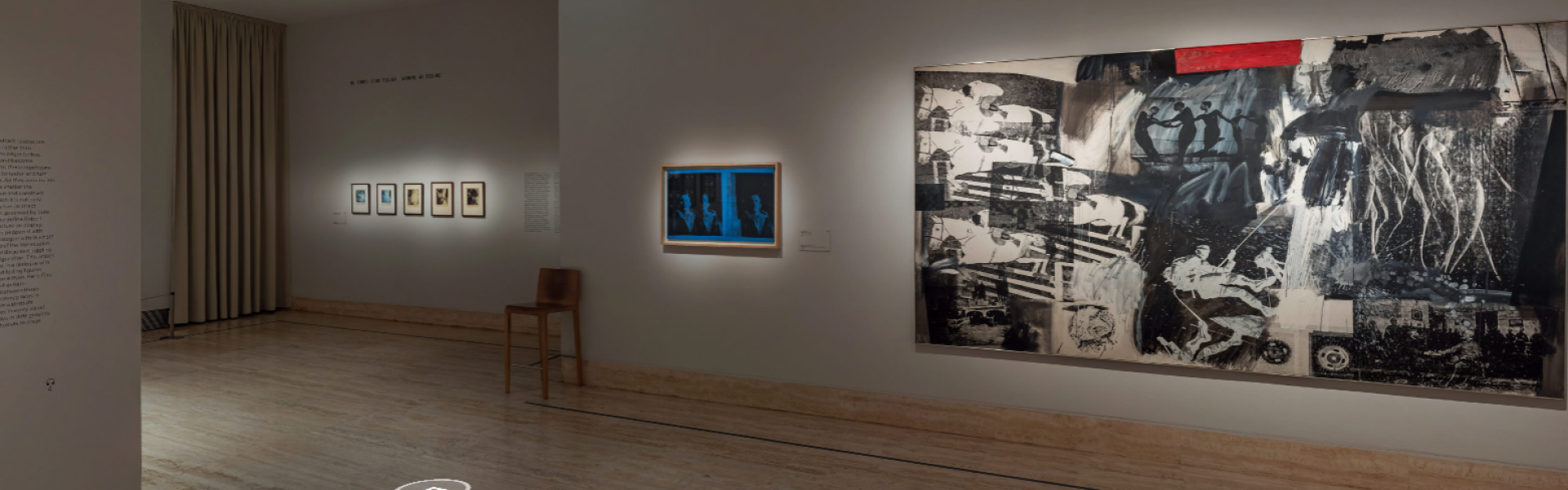 Warhol, Pollock and other American spaces exhibition rooms