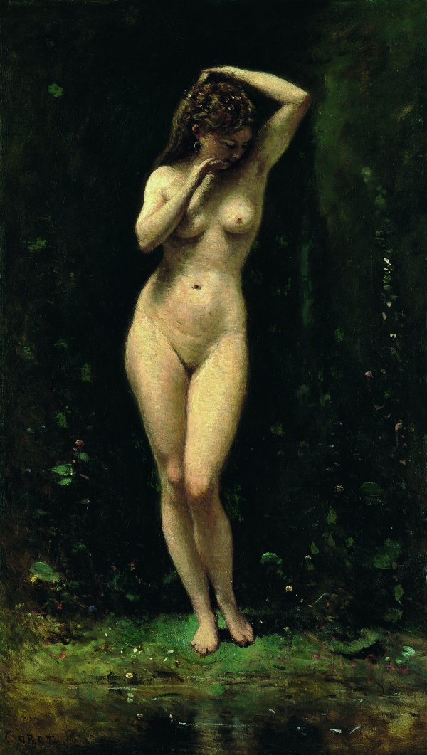 El baño de Diana (La Fuente). Jean-Baptiste-Camille Corot