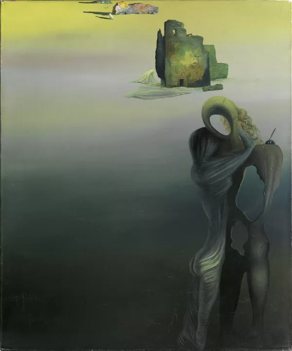 Gradiva descubre las ruinas antropomorfas (Fantasía retrospectiva). Salvador Dalí Gradiva descubre las ruinas antropomorfas (Fantasía retrospectiva). Salvador Dalí