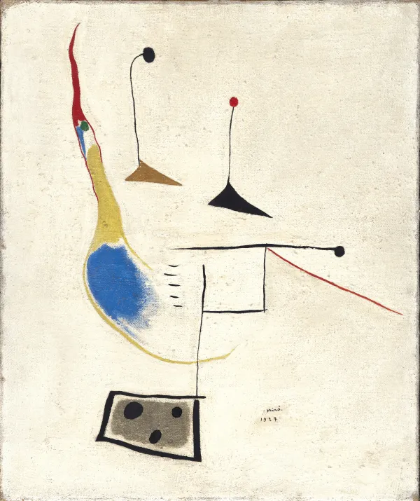Painting on White Ground. Pintura sobre fondo blanco, 1927