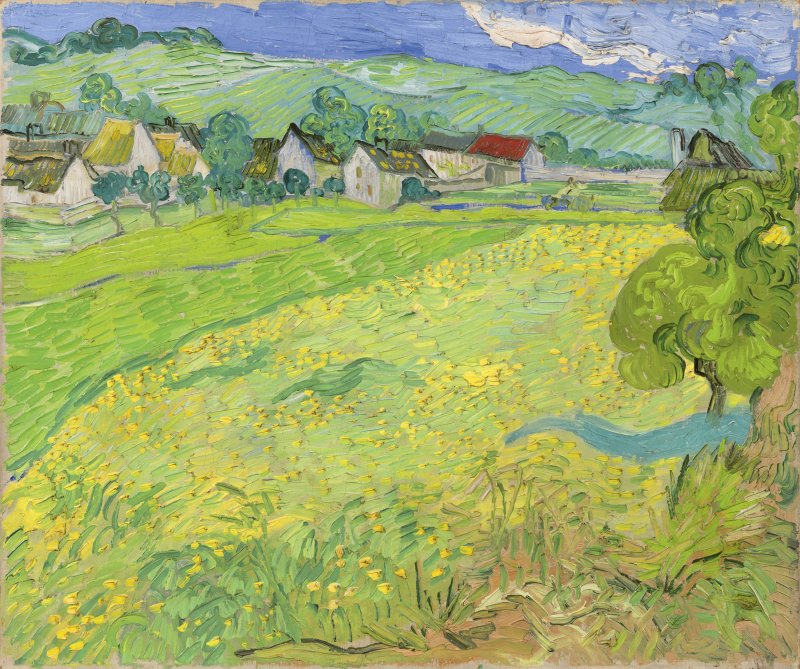 Les Vessenots in Auvers. Vincent van Gogh