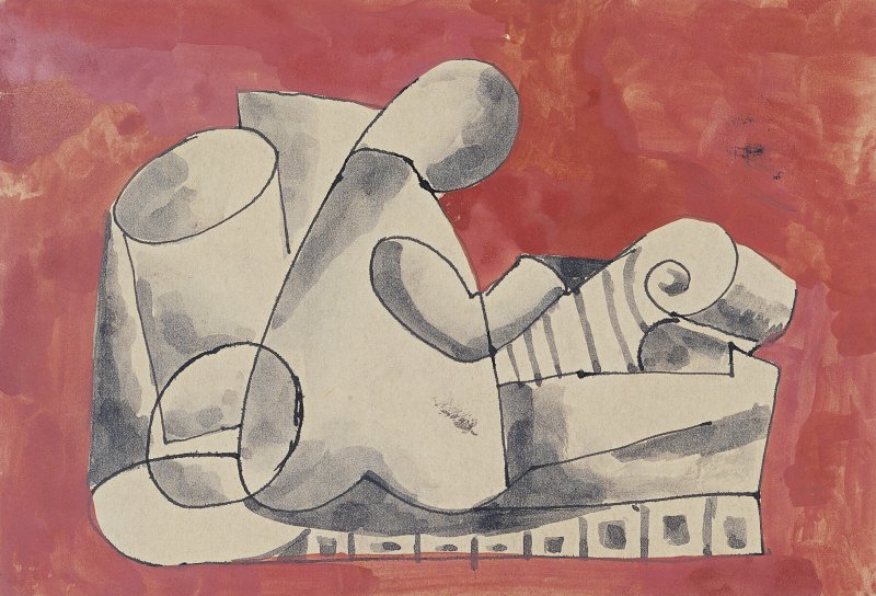 Kadar, Bela Untitled Drawing (recto), ca. 1923