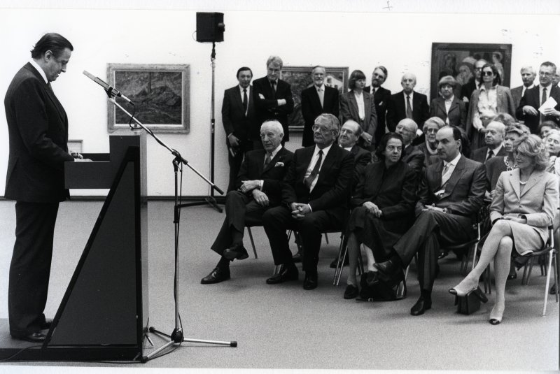 Baron Thyssen-Bornemisza's speech on the occasion of the opening of the exhibition "Moderne Malerei aus der Sammlung Thyssen-Bornemisza" at the Germanisches Nationalmuseum in Nuremberg, January 1985 Baron Thyssen-Bornemisza's speech on the occasion of the opening of the exhibition "Moderne Malerei aus der Sammlung Thyssen-Bornemisza" at the Germanisches Nationalmuseum in Nuremberg, January 1985