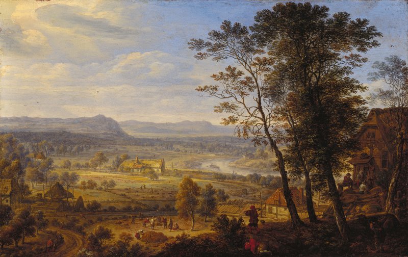 Herman Saftleven, Paisaje del Rin