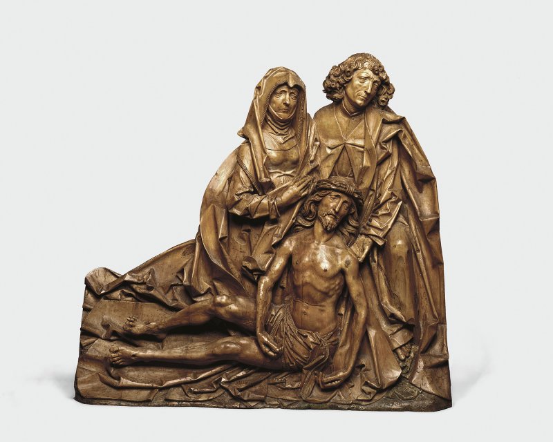 Taller del Maestro del Altar de Wettringen (atribuido al). Tilman Riemenschneider (taller de), La Piedad