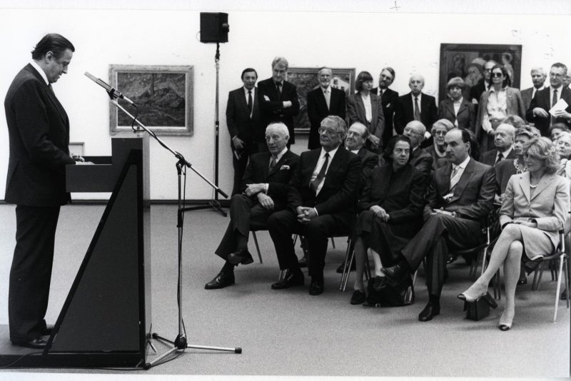 Baron Thyssen-Bornemisza's speech on the occasion of the opening of the exhibition "Moderne Malerei aus der Sammlung Thyssen-Bornemisza" at the Germanisches Nationalmuseum in Nuremberg, January 1985