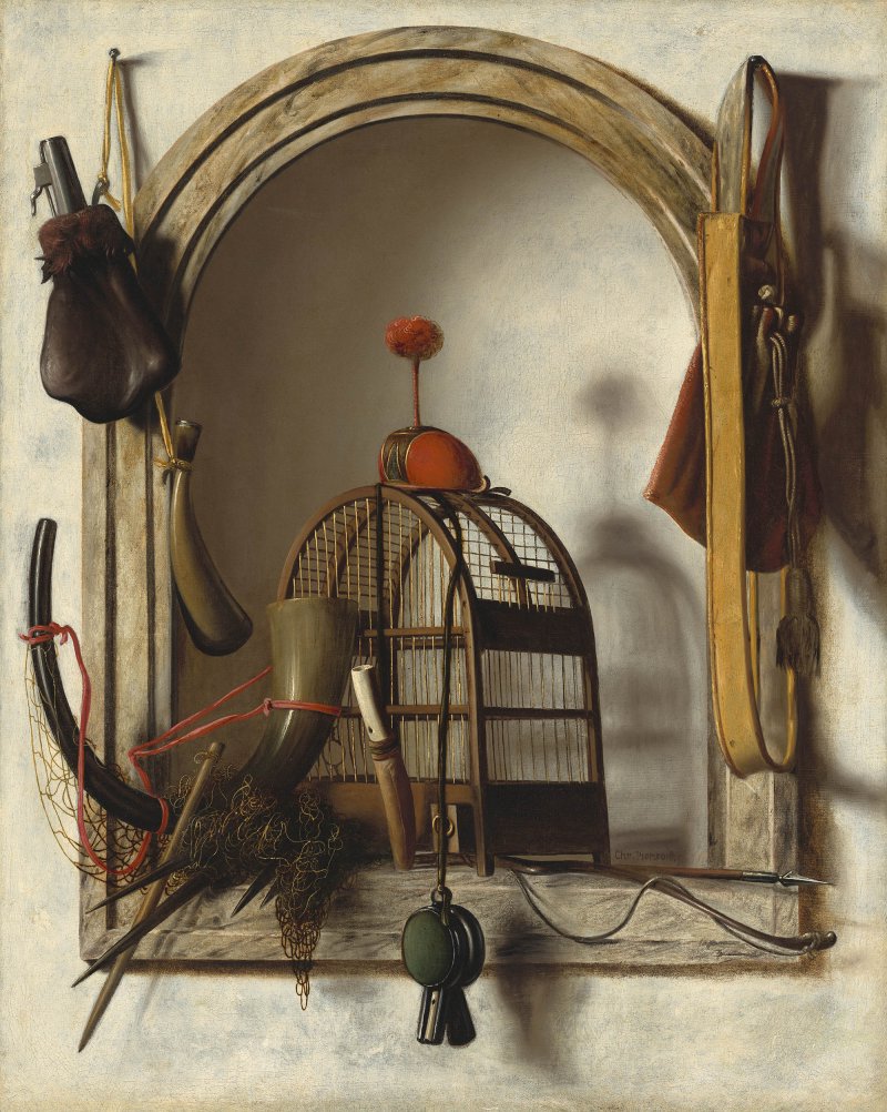 Christoffel Pierson, Niche with Falconry Gear