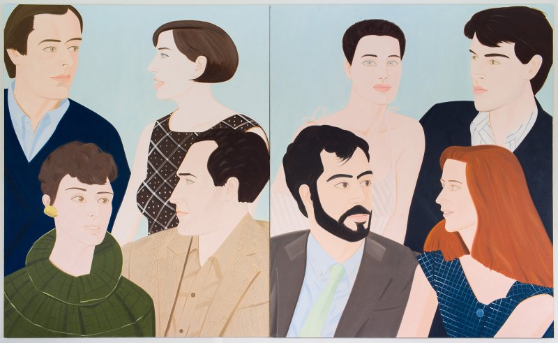 Alex Katz. Up in the Bleachers, 1983