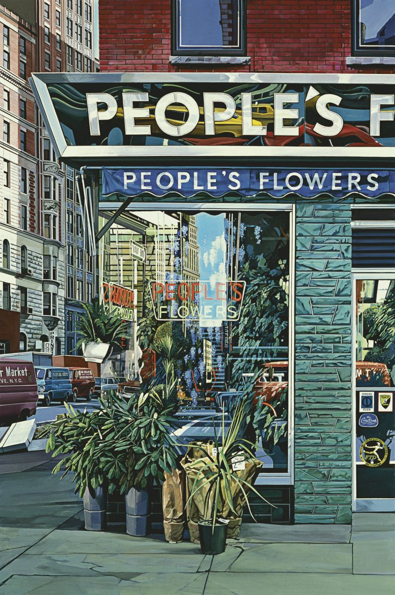  Richard Estes, People's Flowers, 1971