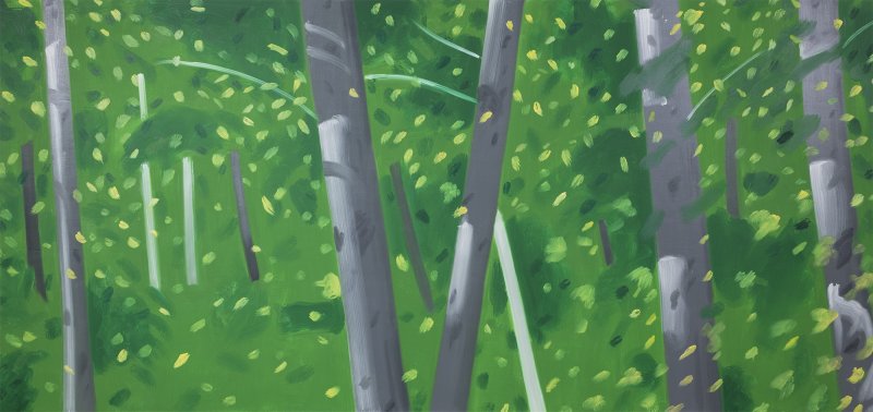 Alex  Katz. Bosques, 1991