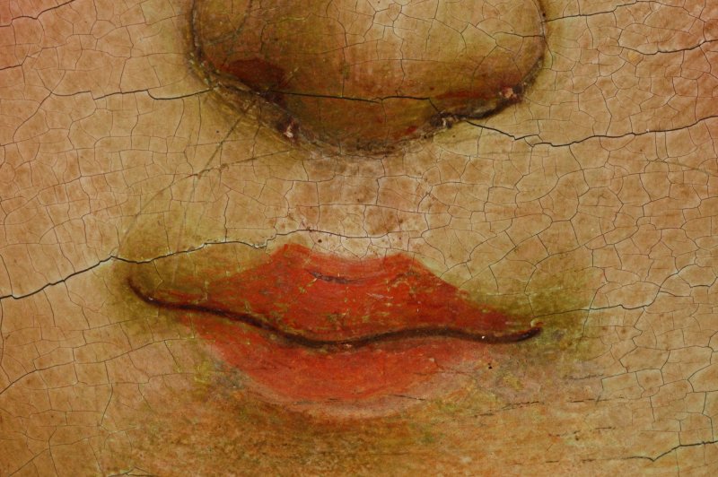 Detail of the Virgin's face 