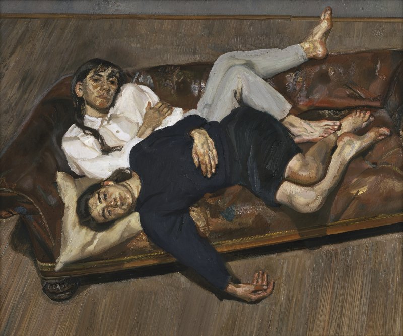 Lucian Freud. Bella y Esther