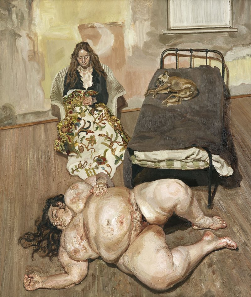 Lucian Freud. Tarde en el estudio