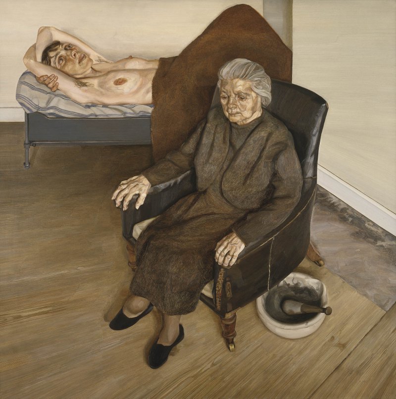 Lucian Freud. Gran interior, W9, 1973