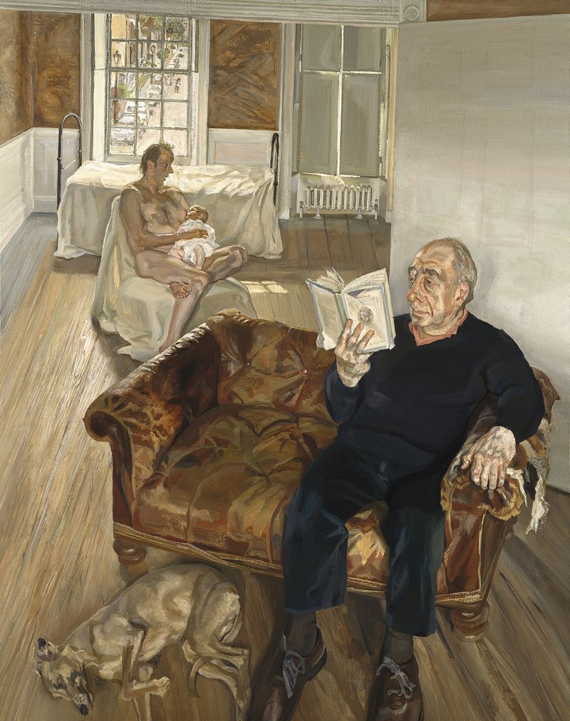 Lucian Freud. Gran interior, Notting Hill, 1998
