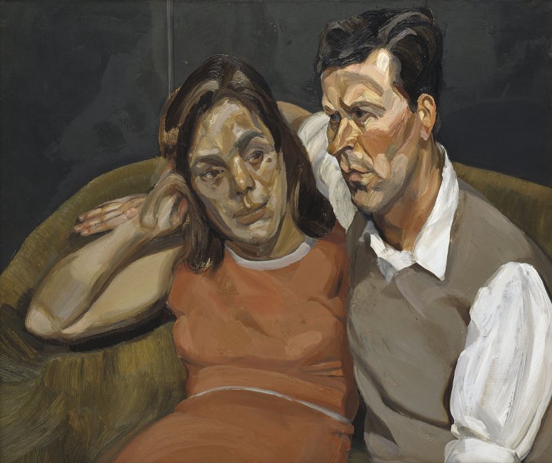 Lucian Freud. Michael Andrews y June, 1965-1966