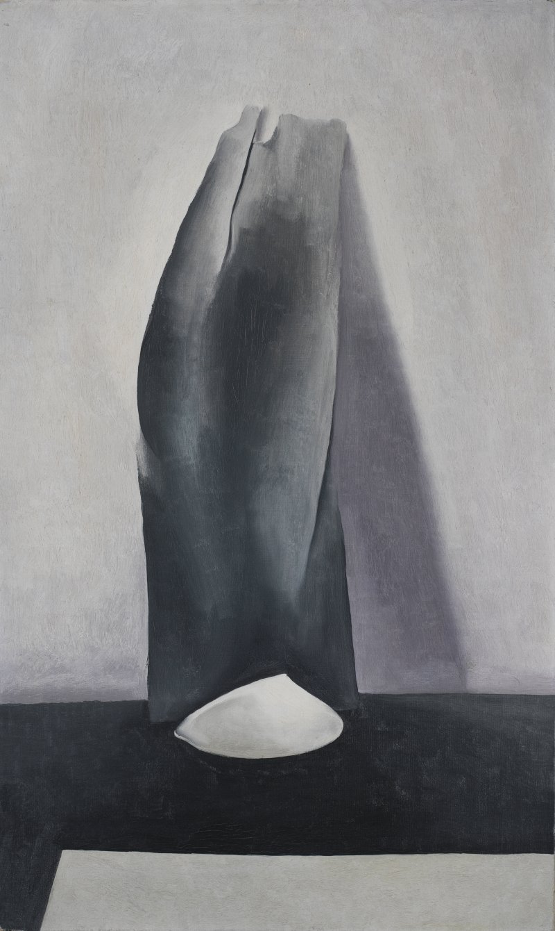 Imagen visible de la obra “Concha y viejo tablón de madera V”, 1926