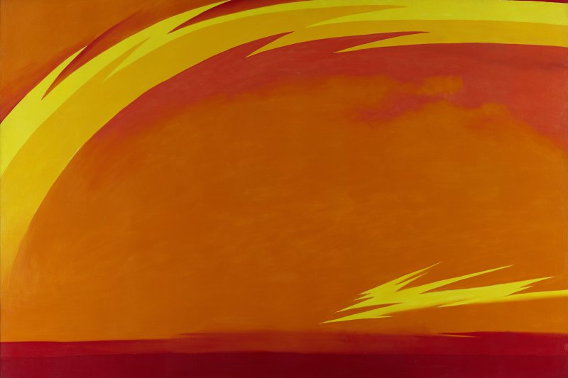 Imagen visible de la obra “Desde las llanuras II”, 1954