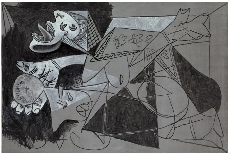 Pablo Picasso. Madre con niño muerto (II). Postscripto de “Guernica”