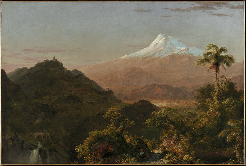 Paisaje sudamericano. Frederic Edwin Church