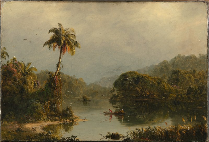 Paisaje tropical. Frederic Edwin Church